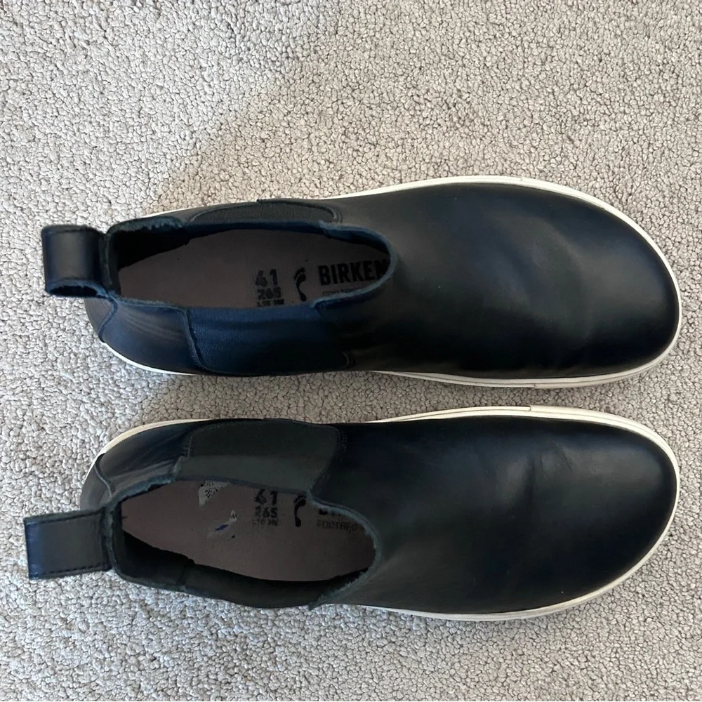 Birkenstock Bend Chelsea Black Leather Sneaker Boot Comfort Bootie 41 / US 10 - Picture 8 of 10